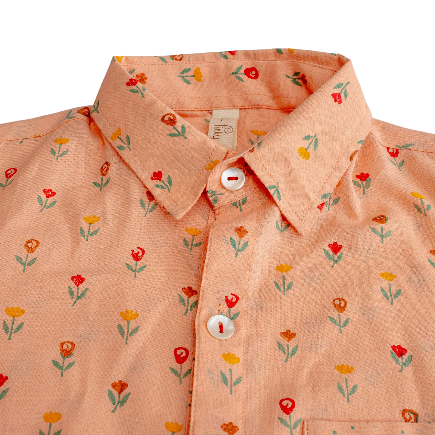 Rose Buds Collar Shirt