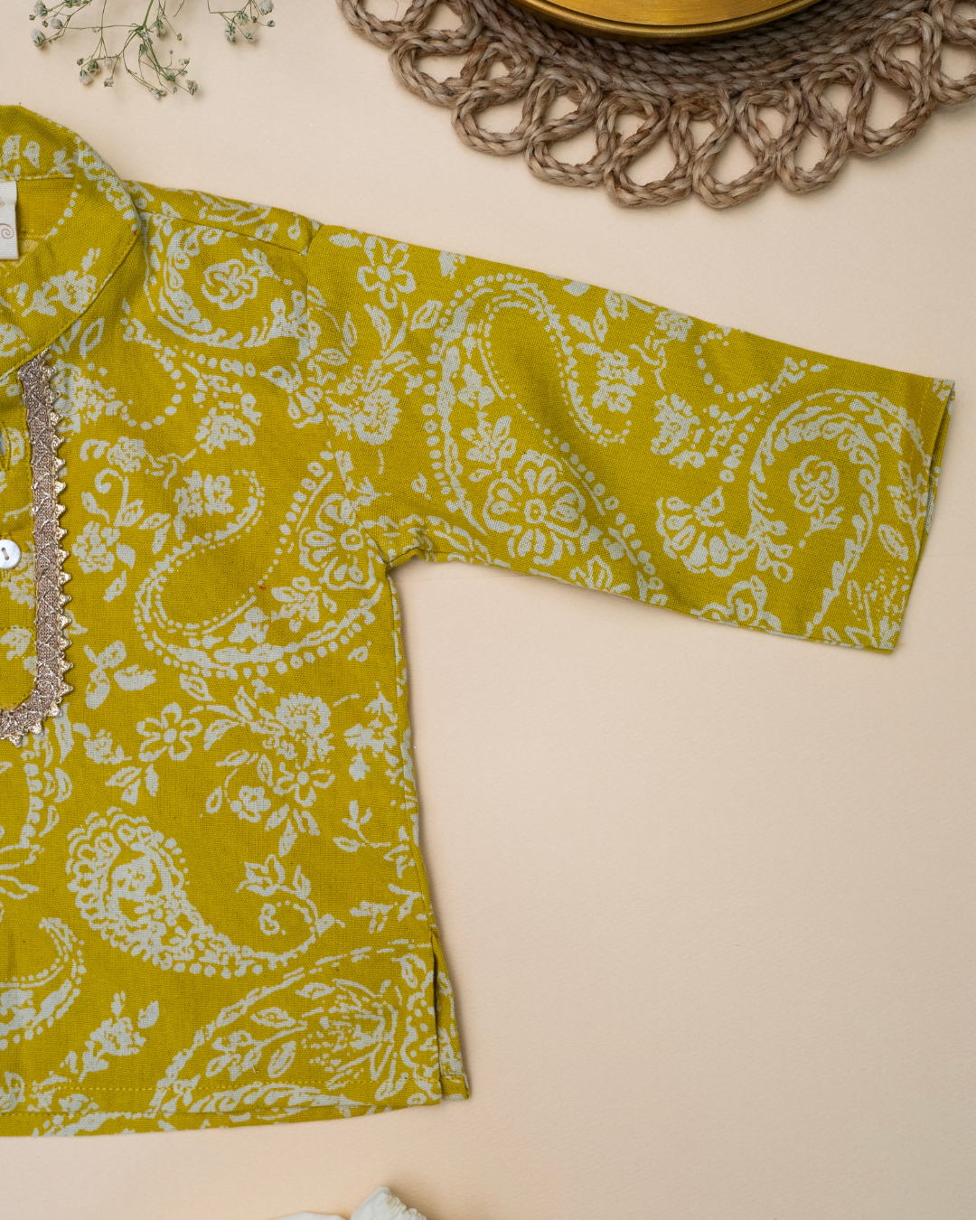 Gul Infants Lemon Kurta Set