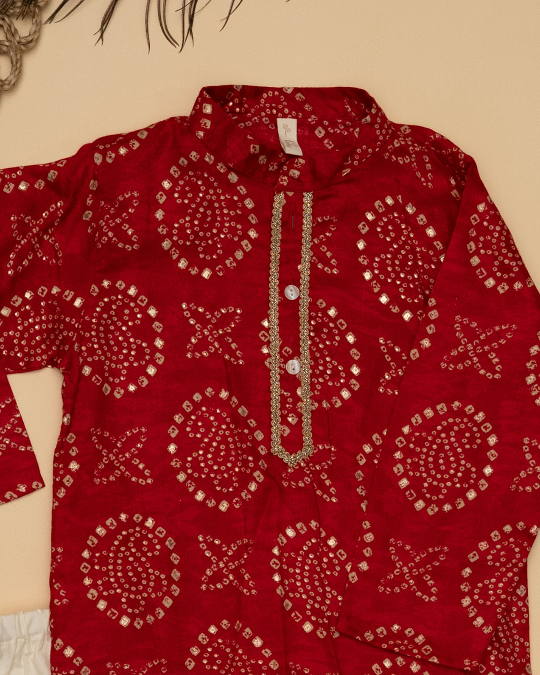 Gul Cherry Red Kurta Set
