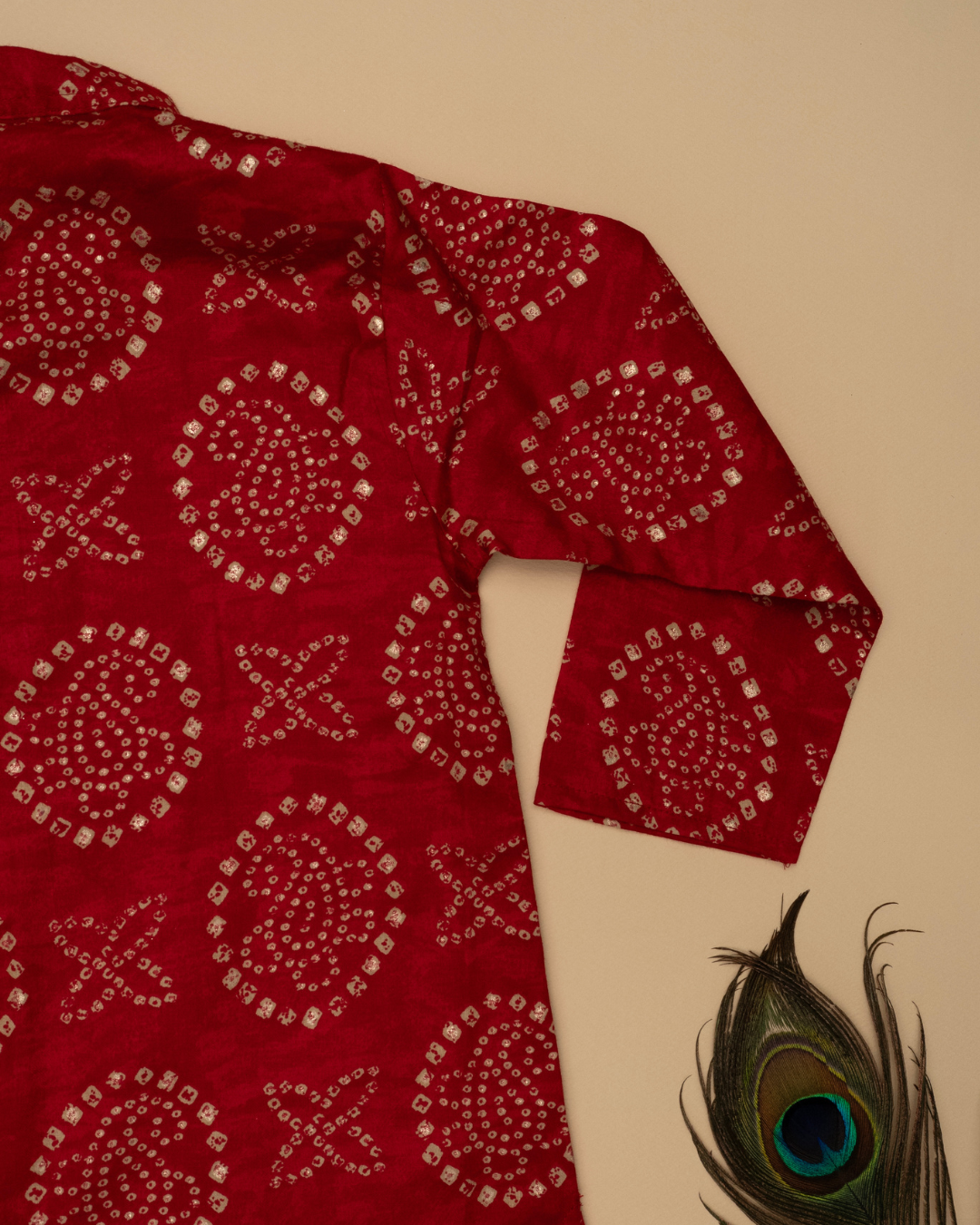Gul Cherry Red Kurta Set