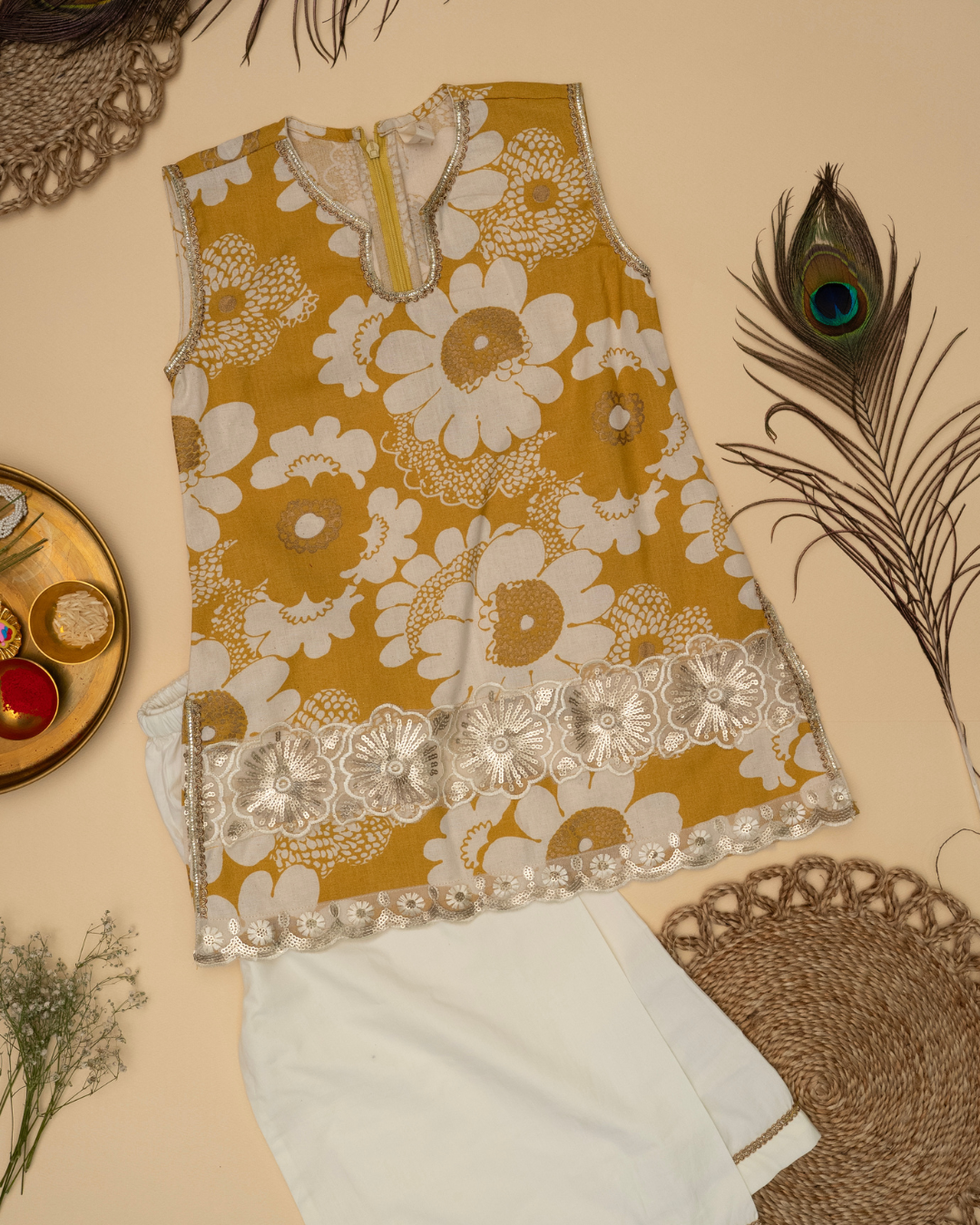 Gul Girls Amber Kurta Plazzo Set