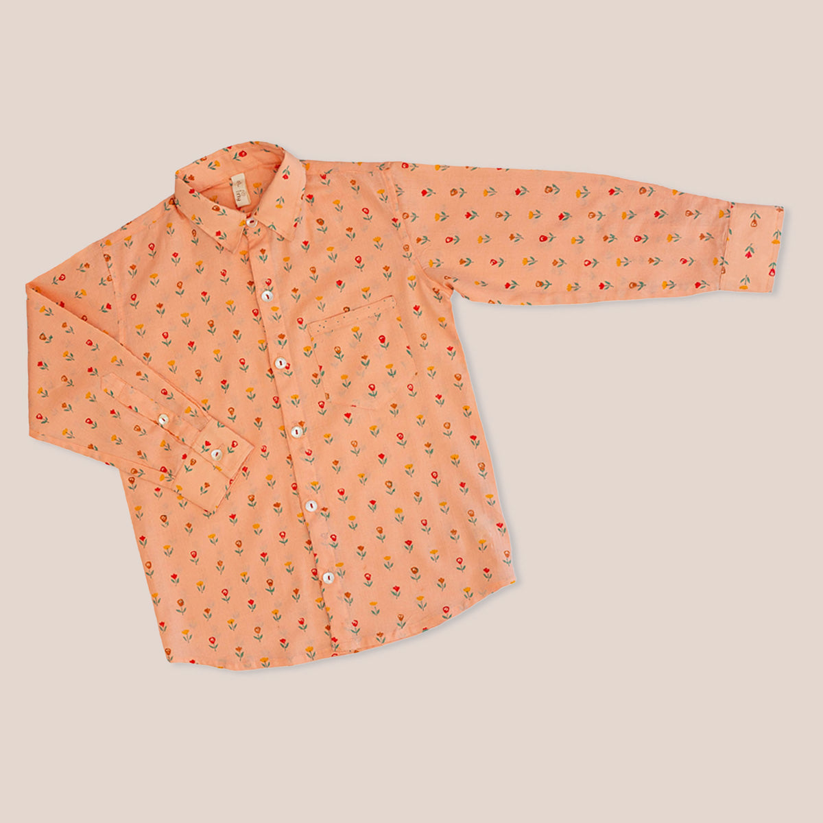 Rose Buds Collar Shirt