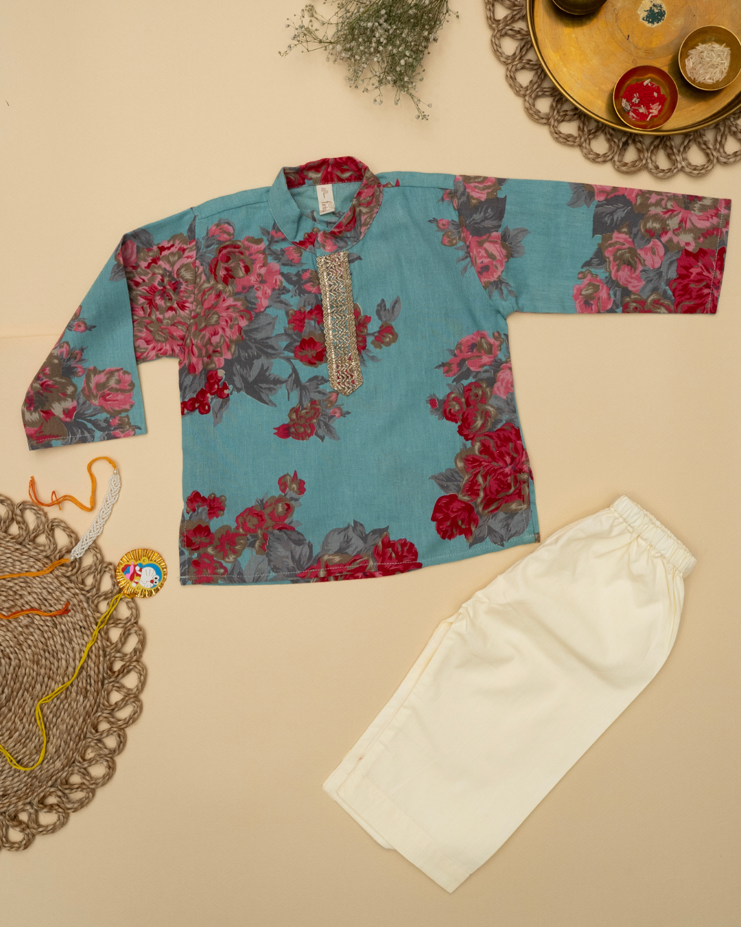 Gul Infants Sky Blue Kurta set