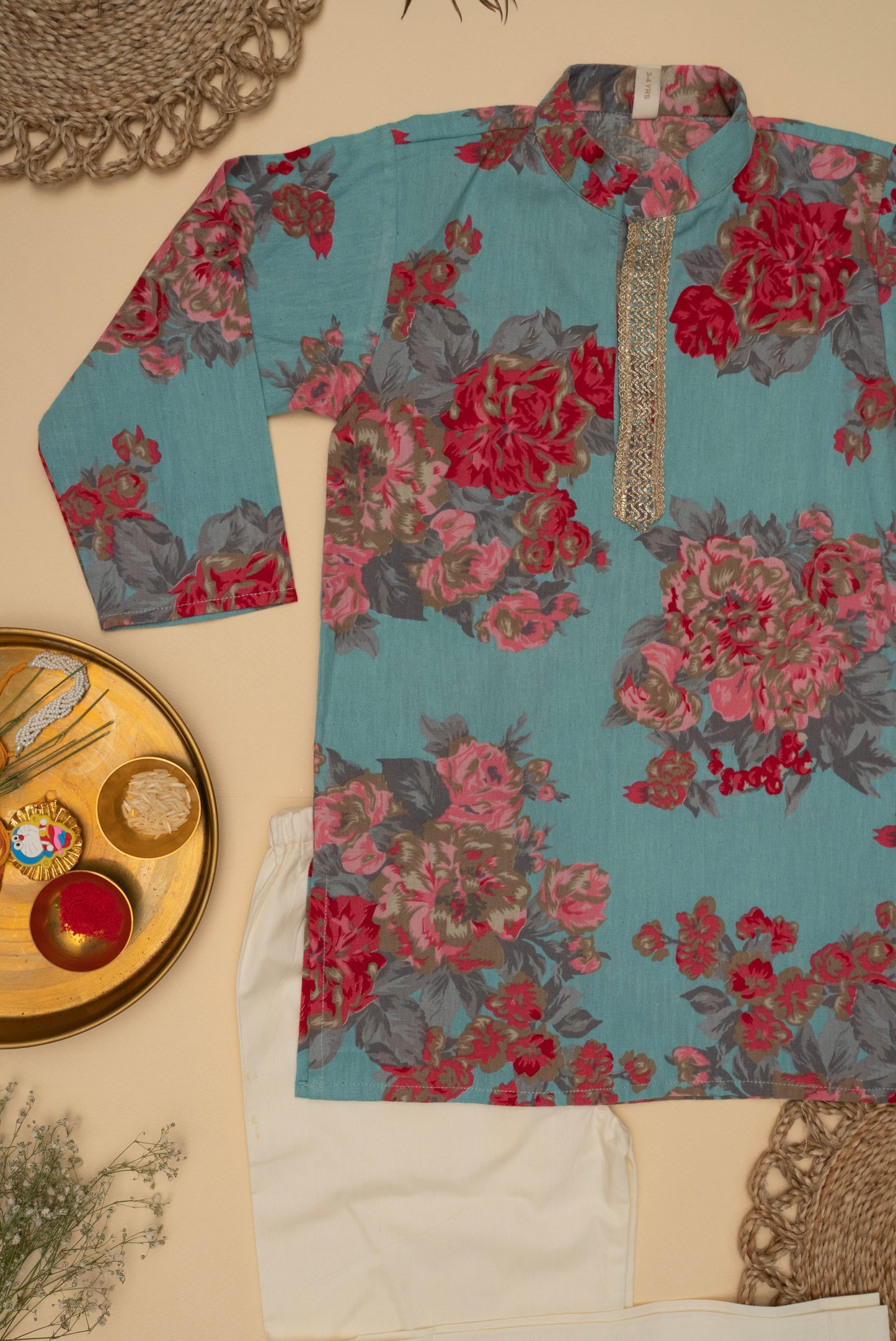 Gul Sky Blue Kurta Set