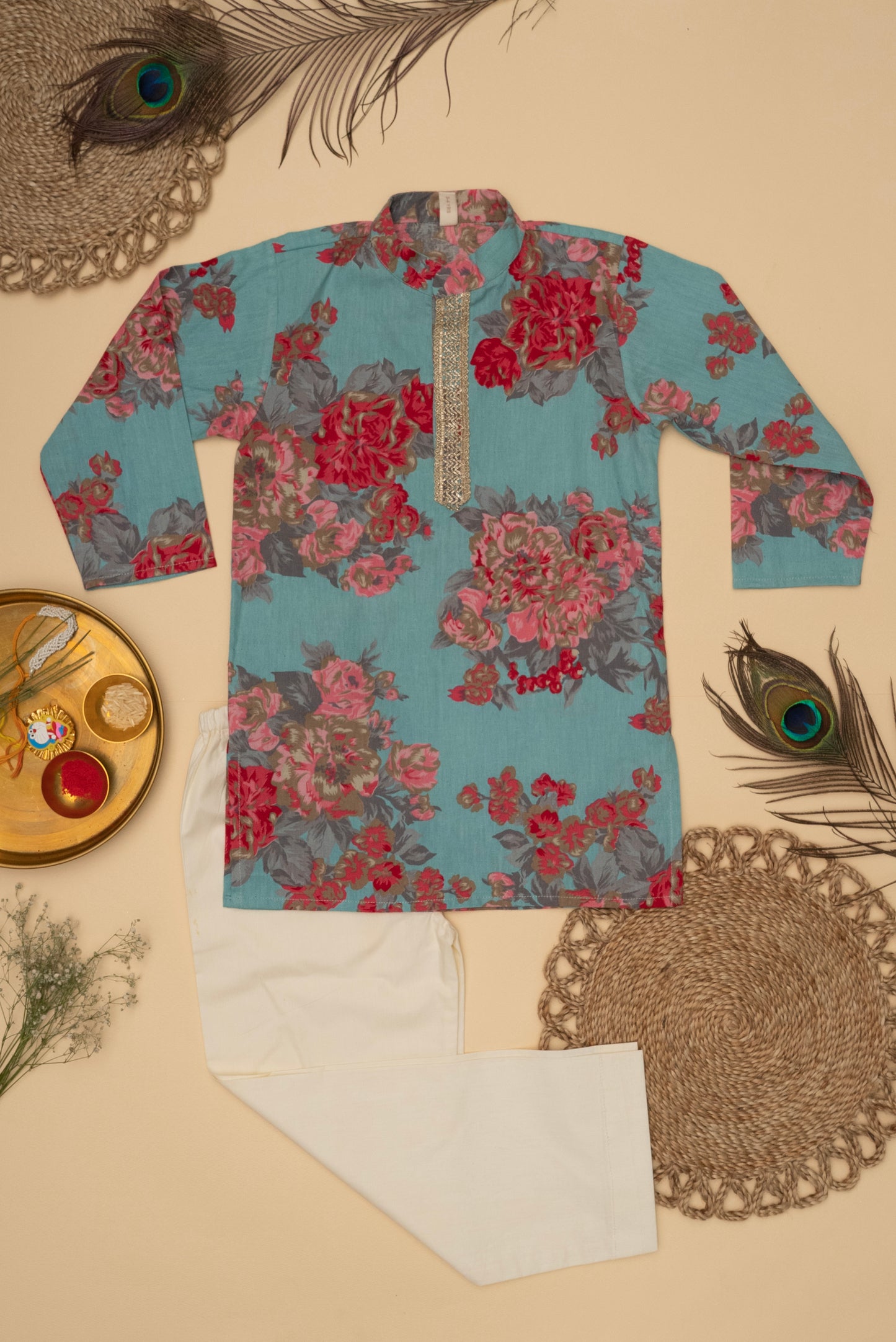 Gul Sky Blue Kurta Set