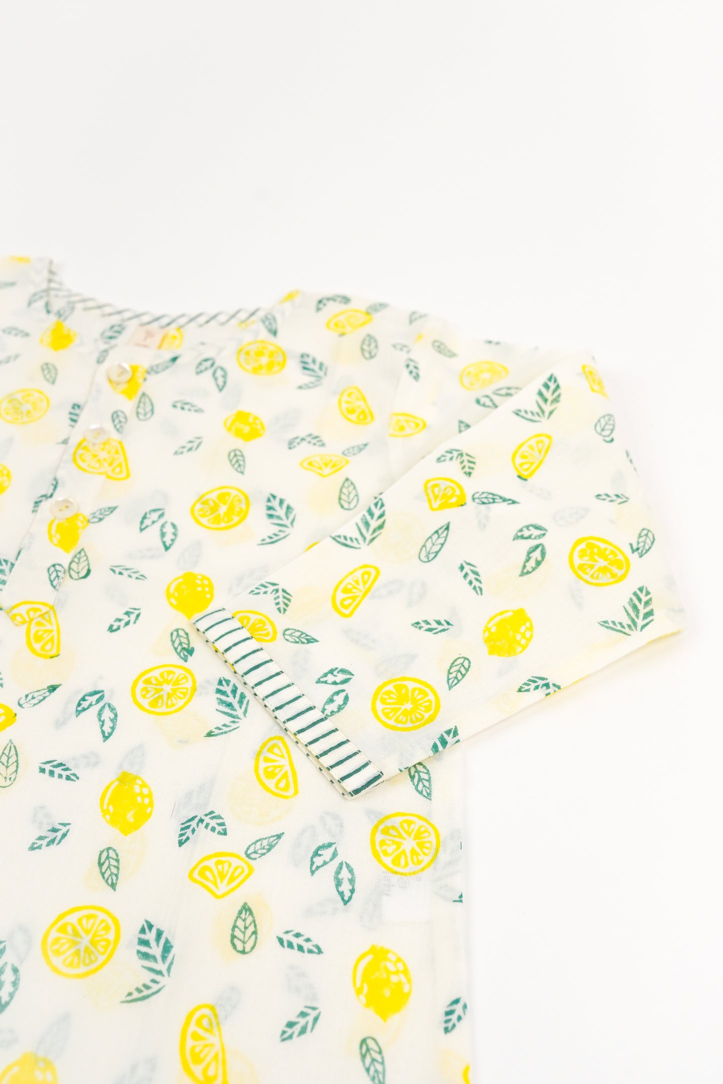 Nimbu Print Night Dress - Firky