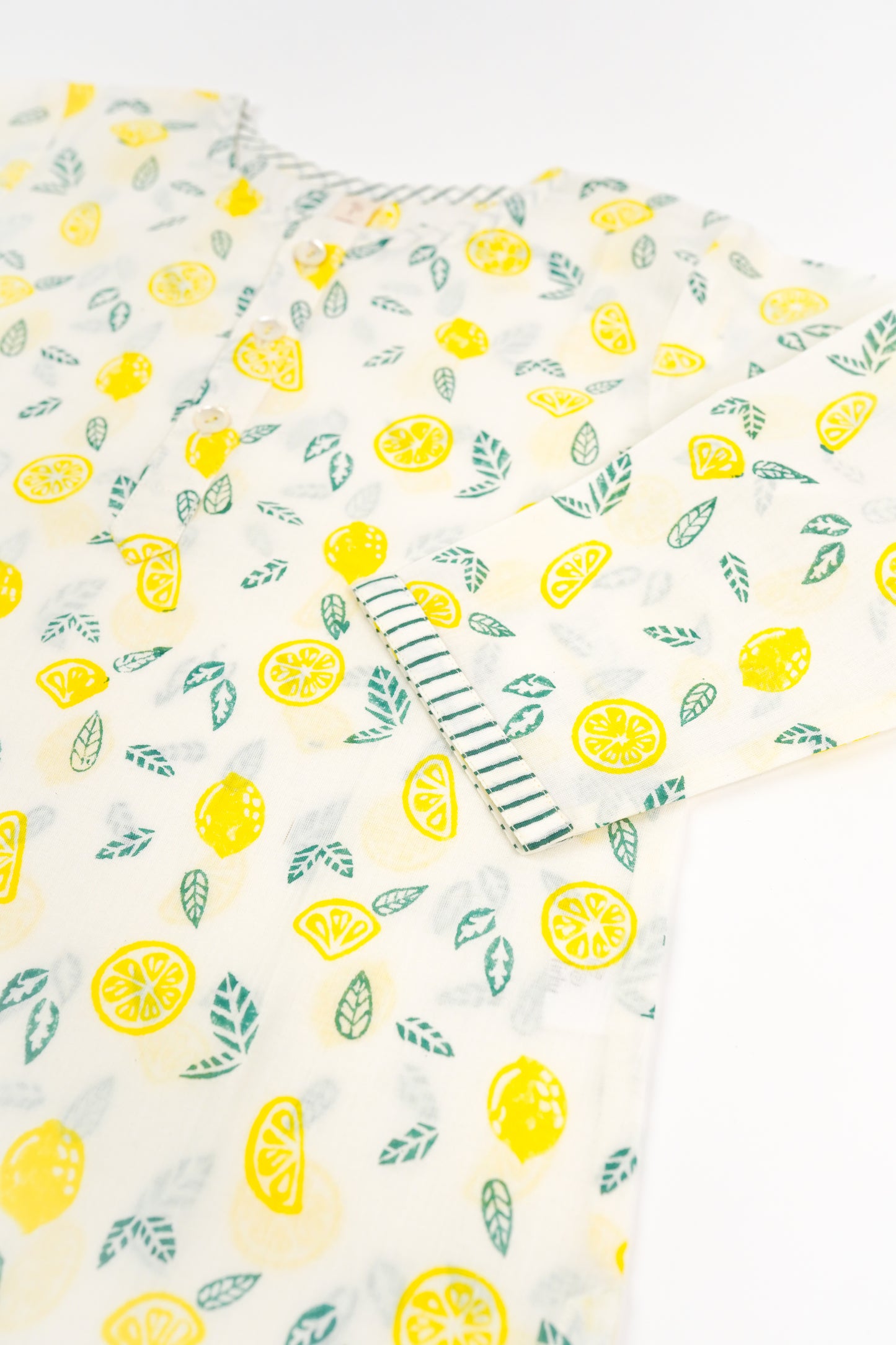 Nimbu Print Night Dress - Firky