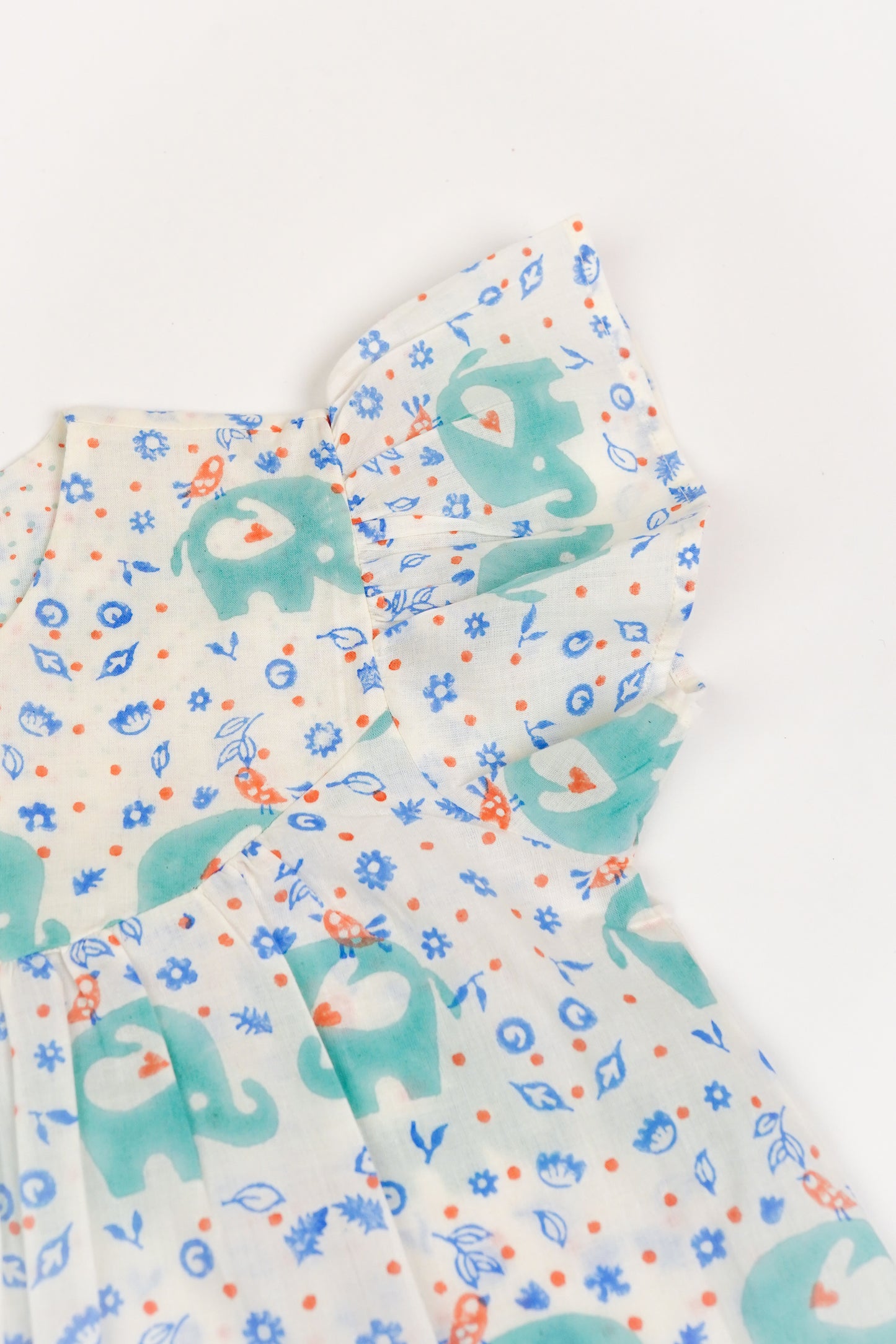 Hathiraja Flutter Sleeve Dress - Firky