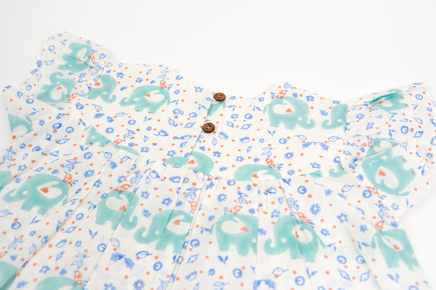 Hathiraja Flutter Sleeve Dress - Firky