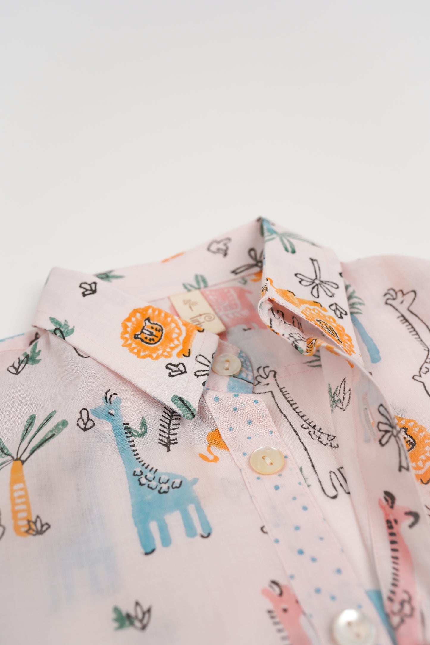 Jungle Safari Boys Collar Shirt - Firky