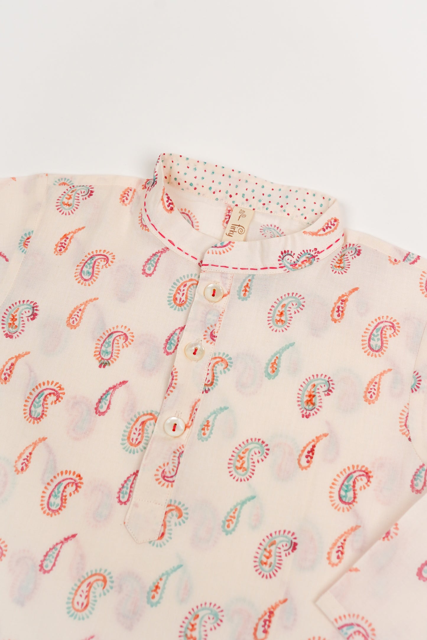 Buta Print Kurta Pajama Set - Firky
