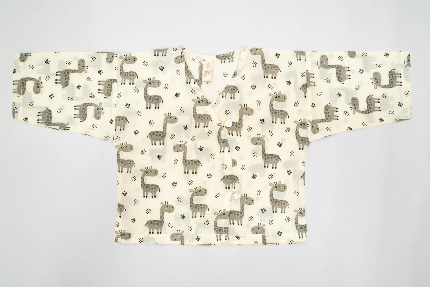 Grey Giraffe Infants Cord Set