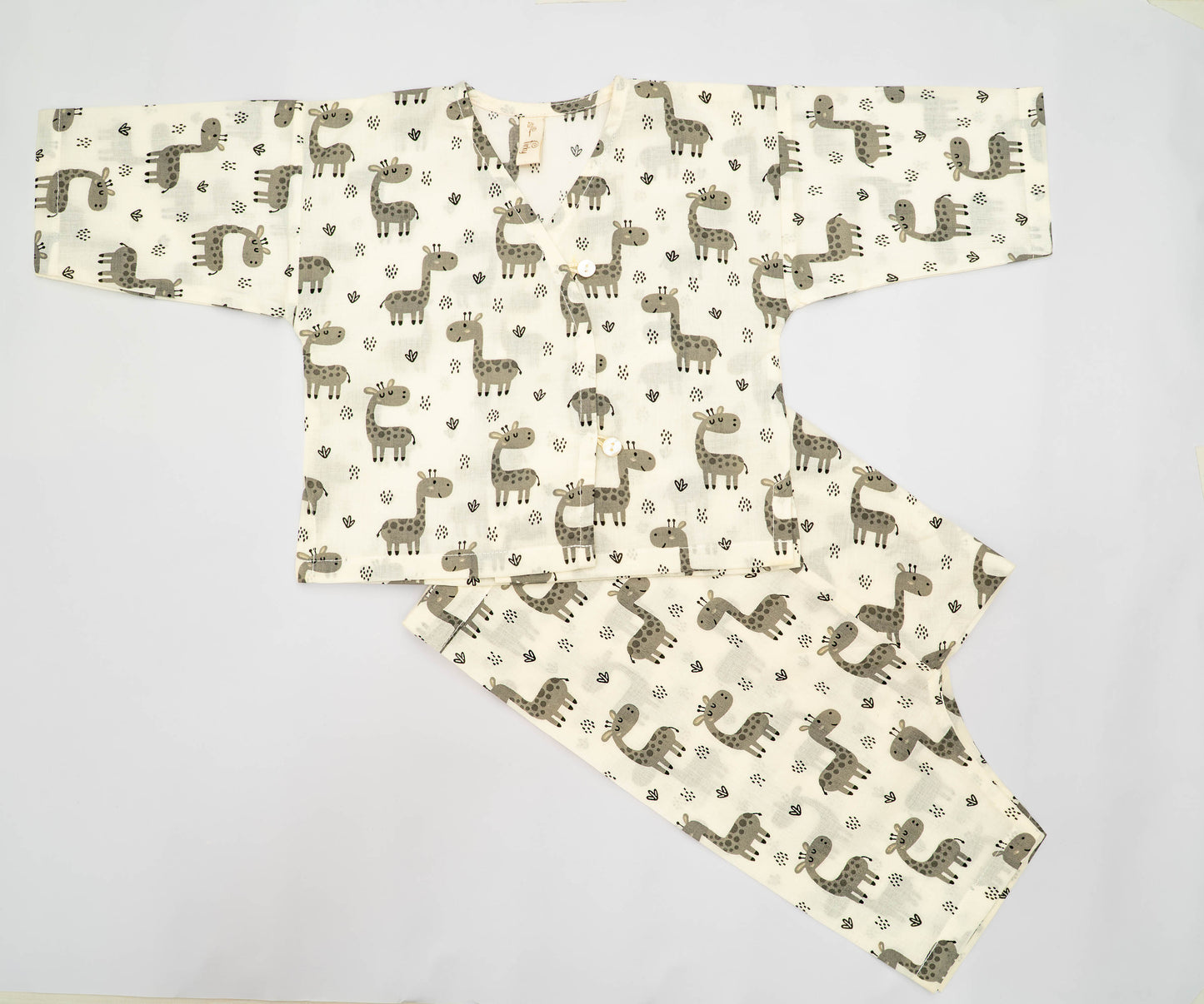 Grey Giraffe Infants Cord Set