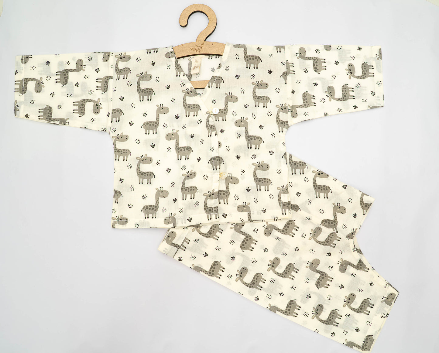 Grey Giraffe Infants Cord Set
