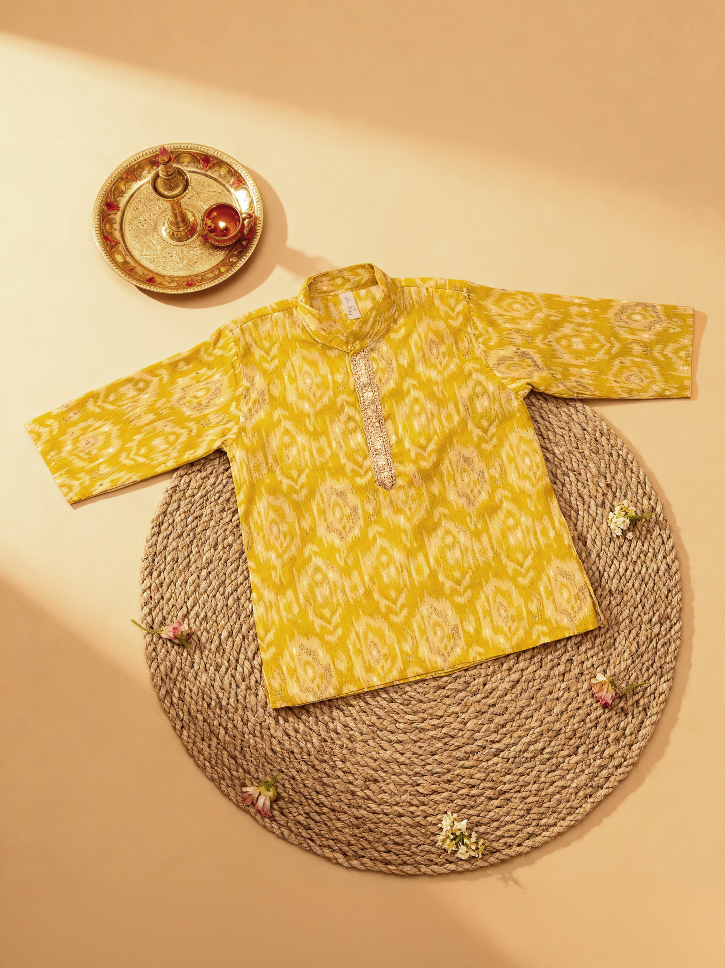Jugnu Infant Lime Kurta Set