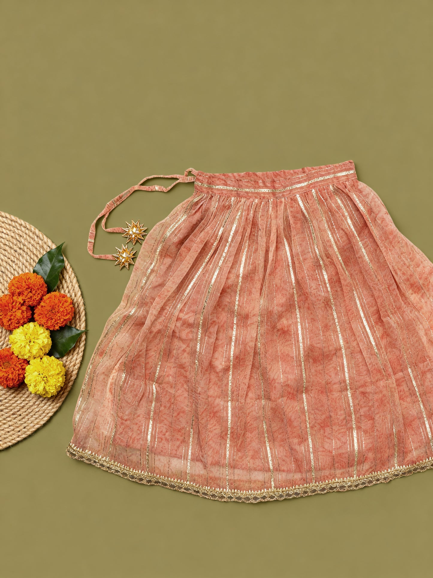 Jugnu Ivory Lehnga Set