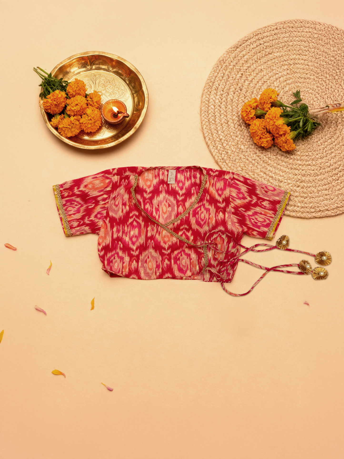 Jugnu Infant Hot Pink Lehnga
