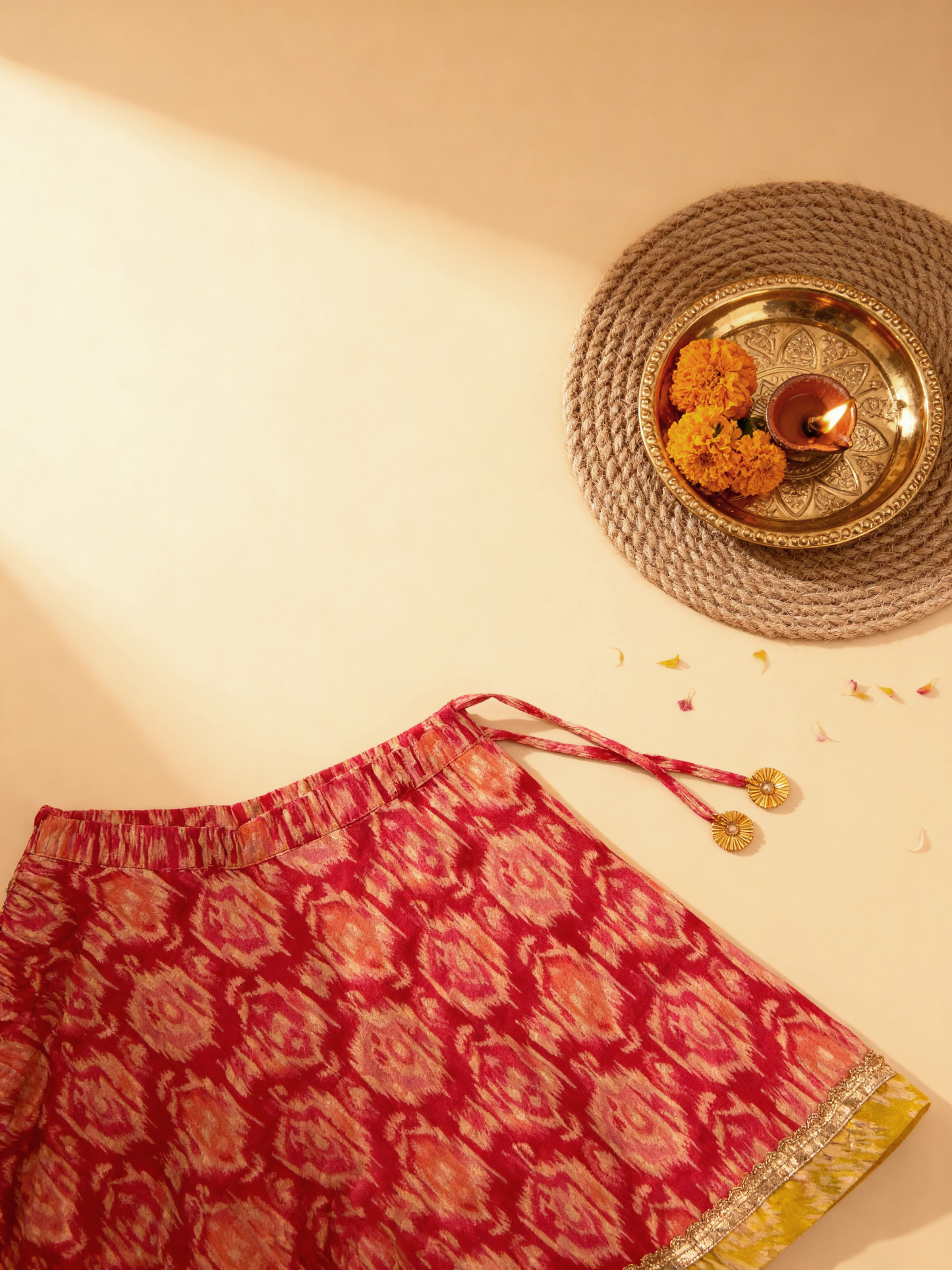 Jugnu Infant Hot Pink Lehnga