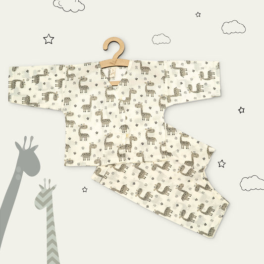 Grey Giraffe Infants Cord Set