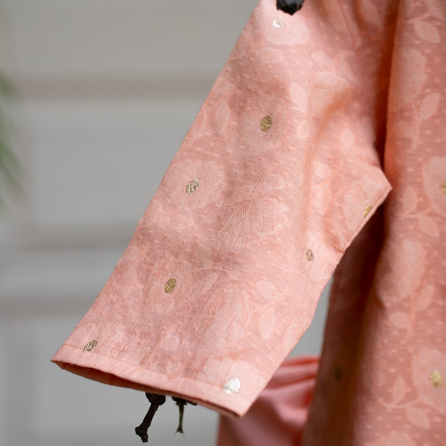 Noor Infant Boys Peach Kurta Set - Firky