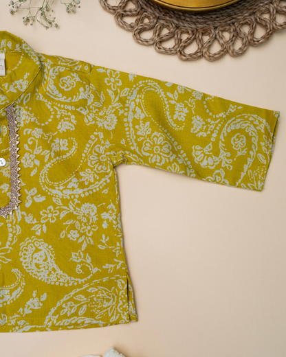Gul Infants Lemon Kurta Set