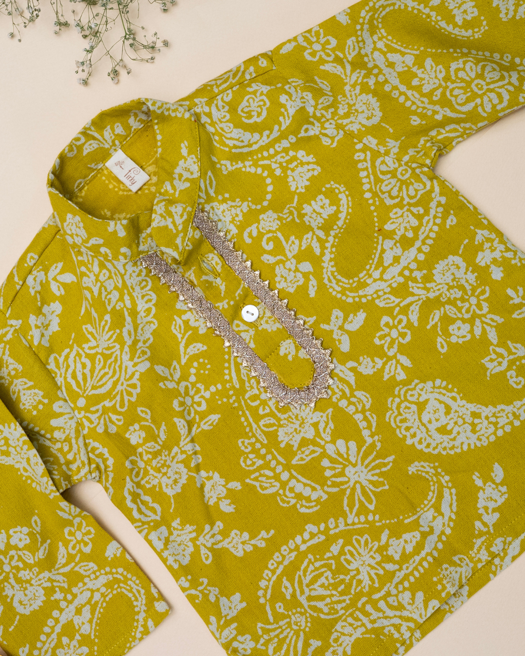 Gul Infants Lemon Kurta Set