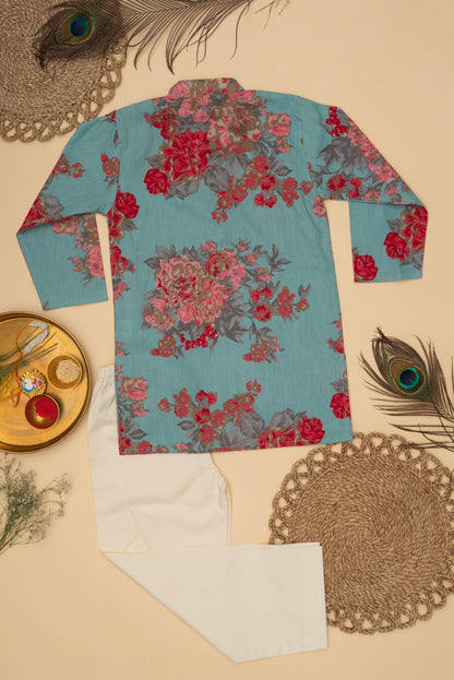 Gul Sky Blue Kurta Set