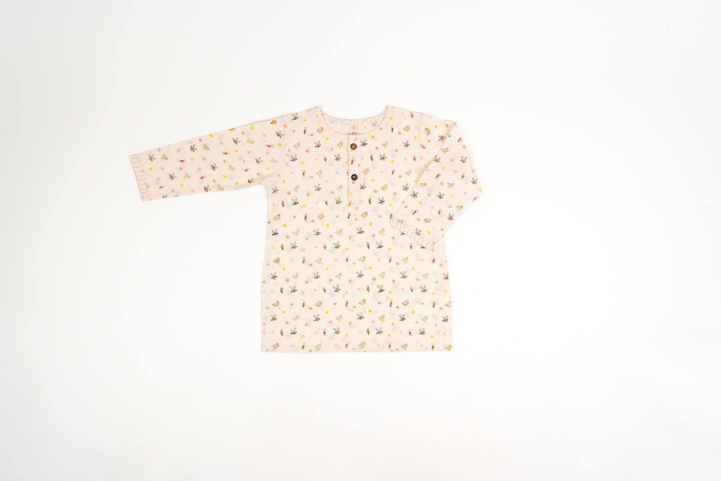 Bunny & Carrot Print Night Dress - Firky