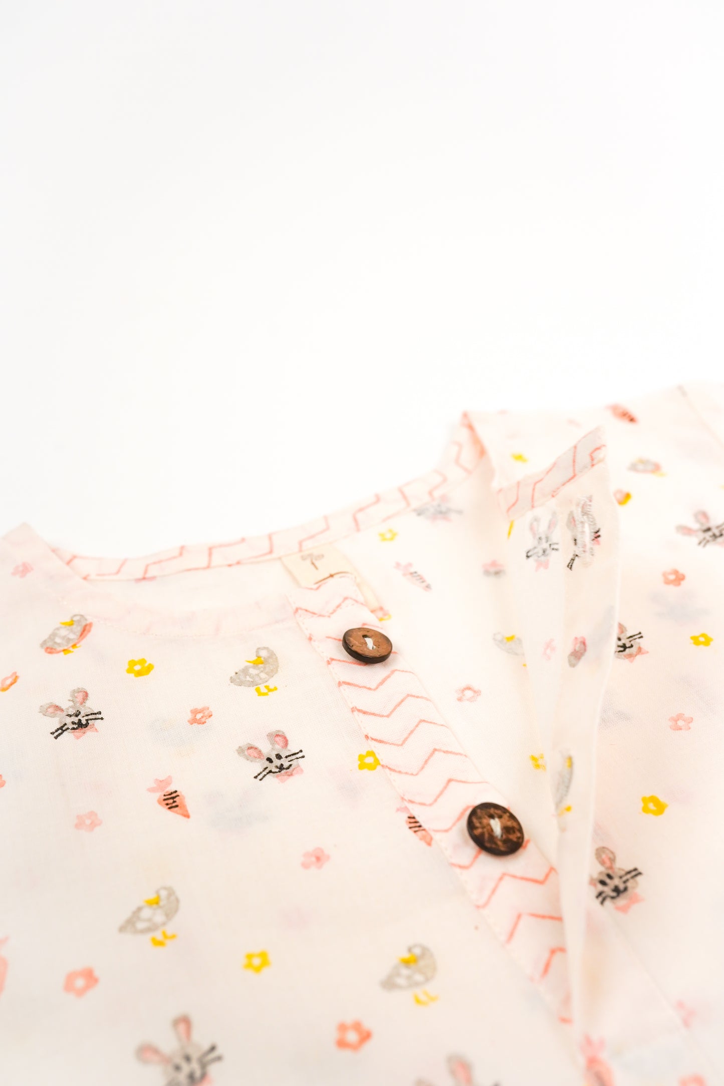 Bunny & Carrot Print Night Dress - Firky