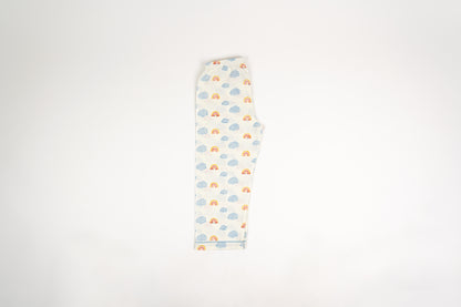 Baadal Print Notched Collar Night Suit with Pajama - Firky