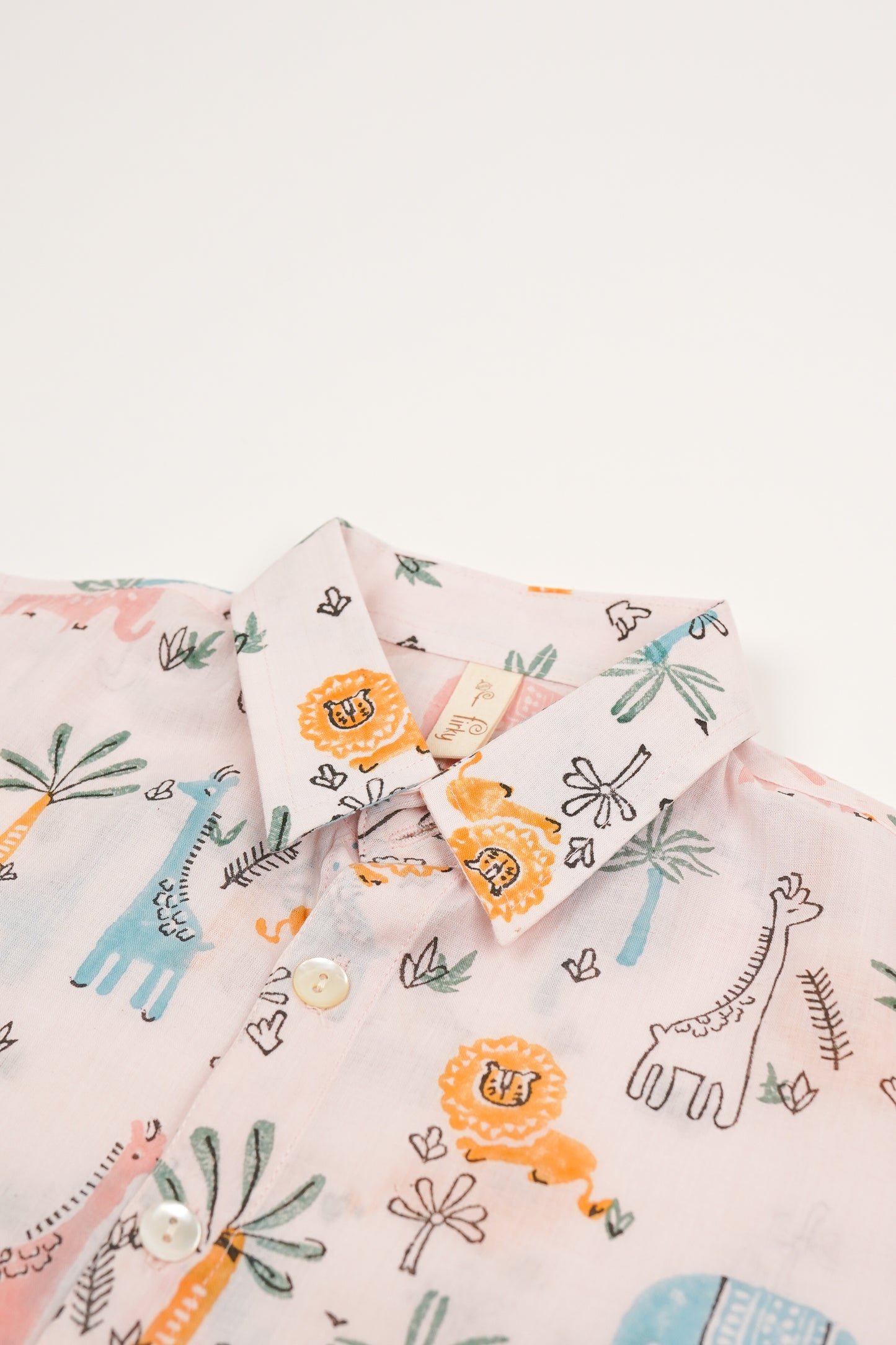 Jungle Safari Boys Collar Shirt - Firky
