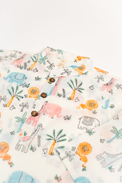 Jungle Safari Kurta Pajama Set - Firky