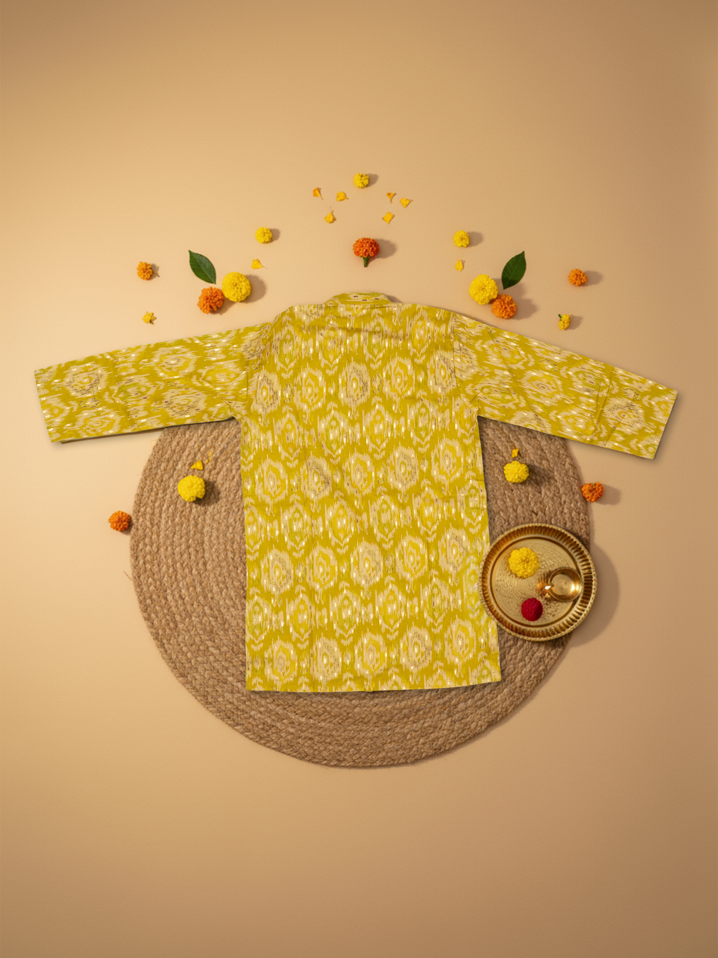 Jugnu Lime Kurta Set